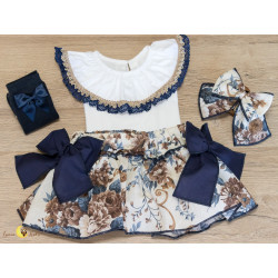 Conjunto Saia-cueca Azul...