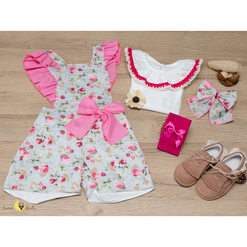 Conjunto Jardineira PINK