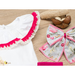 Conjunto Jardineira PINK